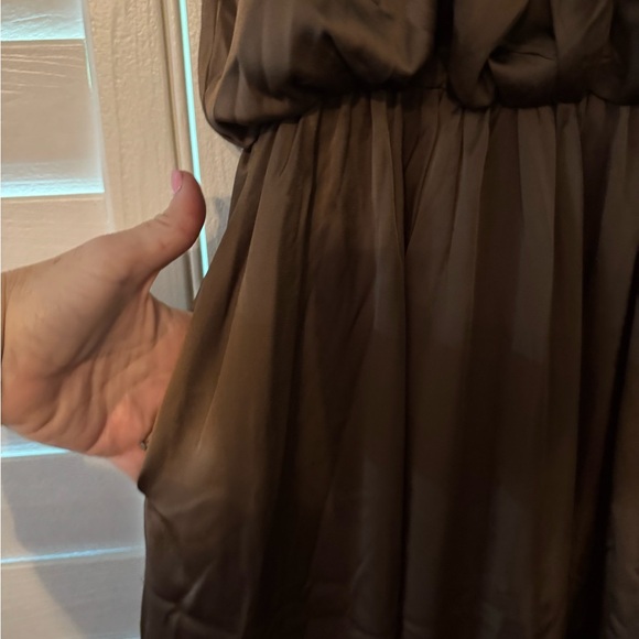 NWT Million Colors Elegant Brown Dress - Picture 3 of 7